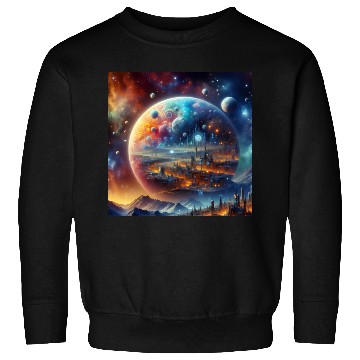 Discover Futuristic Sci-FI Fantasy with Alien Planet Sweatshirts