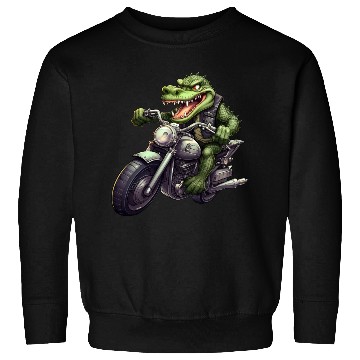 Discover Alligator Motorcycle / Motorcyclist Alligators Sweatshirts