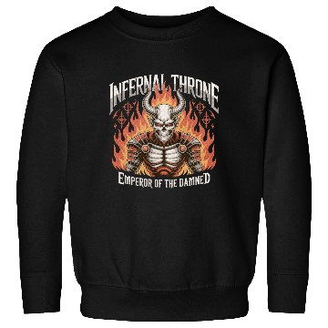 Discover Biomechanical Skull Flame Metal Sweatshirts