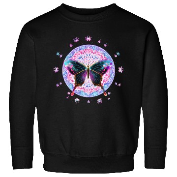 Discover Mystical Butterfly Mandala Design Sweatshirts