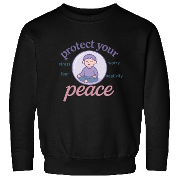 Discover Serene Peaceful Meditation Design Sweatshirts