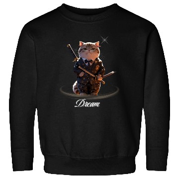 Discover Samurai Cat in Formal Kimono Sweatshirts