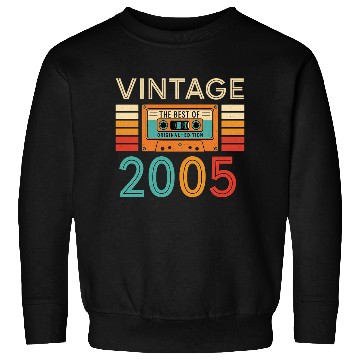 Discover Vintage Cassette Tape 2005 Design Sweatshirts