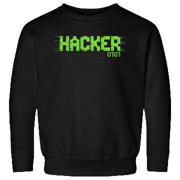 Discover Hacker Code Glitch Sweatshirts | Cyber Security wear