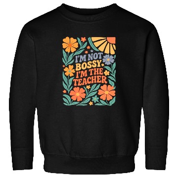 Discover Floral Teacher Affirmation Sweatshirts
