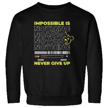 Discover Motivational Neon Typography Sweatshirts