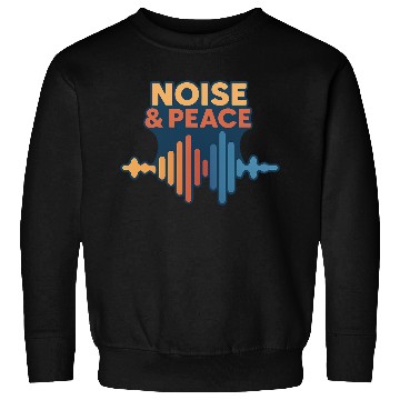 Discover Peaceful Sound Wave Illustration Sweatshirts