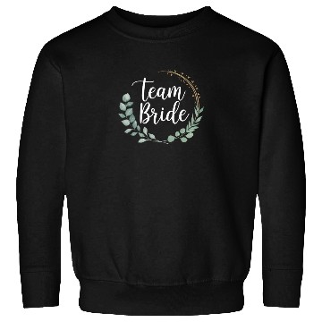 Discover Team Bride Bridesmaid Eucalyptus Wedding Sweatshirts