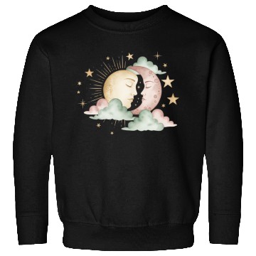 Discover Sun & Moon Embrace Sweatshirts design
