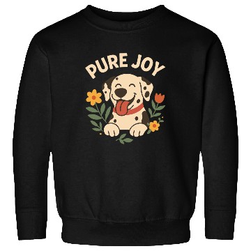 Discover Happy Dalmatian with Floral Accent Sweatshirts