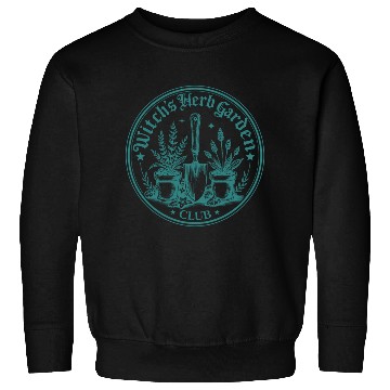 Discover Witch Herb Garden Women Cottagecore Dark Botanical Sweatshirts