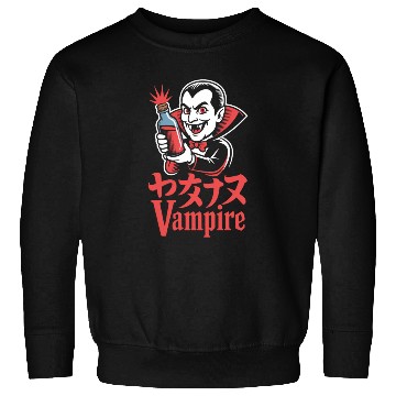 Discover Vampire Cartoon Character with Potion Sweatshirts