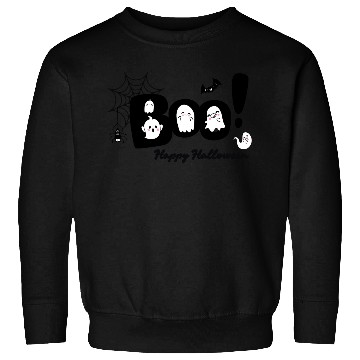 Discover Cute Ghosts and Spider Halloween Pattern Sweatshirts