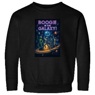 Discover Boogie Galaxy Astronaut Dance Scene Sweatshirts