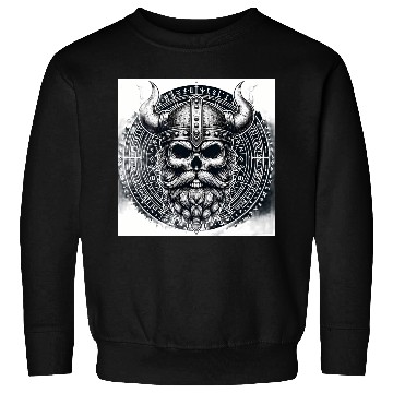 Discover Viking Skull Warrior Design Sweatshirts