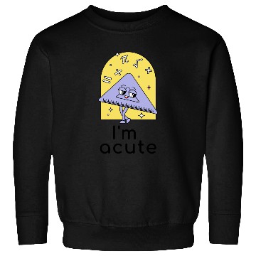 Discover Playful Math Triangle Character Sweatshirts