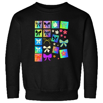 Discover Pastel Aesthetic Stam Y2K Cute Girly Coquette Bow Sweatshirts