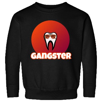 Discover Cool Tooth with Sunglasses Gangster Design Sweatshirts