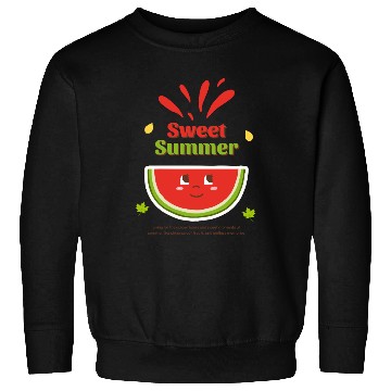Discover Cute Watermelon Summer Joy Design Sweatshirts