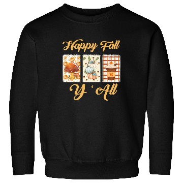 Discover Happy Fall Y’all – Rustic Pumpkin Patch Vibes Sweatshirts