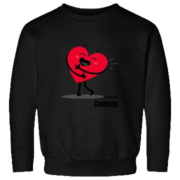 Discover Joyful Heart Embrace Illustration Sweatshirts