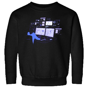Discover Futuristic Data Analyst Abstract Sweatshirts