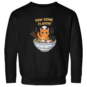 Discover Paw-some Flavor Ramen Cat Sweatshirts