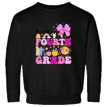 Discover Hello Fourth Grade, Preppy Back to School Sweatshirts