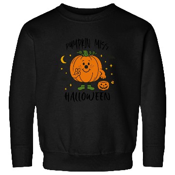 Discover Cute Pumpkin Character for Halloween Sweatshirts