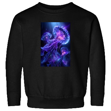 Discover Neon Glow Jellyfish Sweatshirts