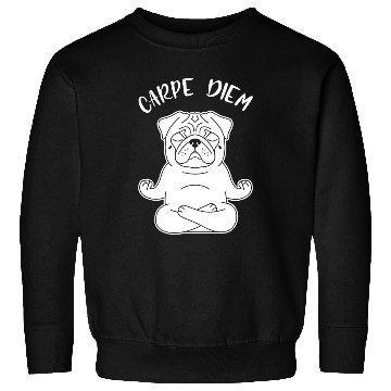 Discover Peaceful Pug Meditation Sweatshirts