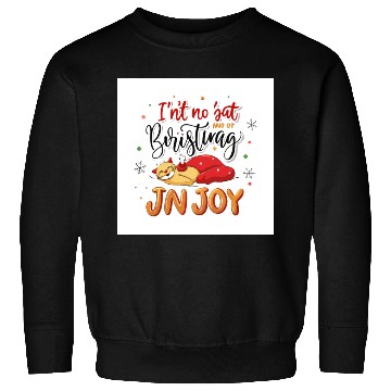 Discover Festive Cat Joy Christmas Design Sweatshirts