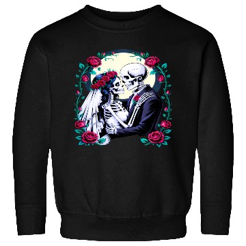 Discover Bride and Groom Eternal Love Romantic Wedding Sweatshirts