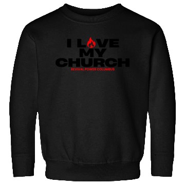 Discover Love My Church Red Sweatshirts