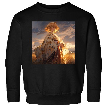 Discover Epic Samurai Girl at Sunset Sweatshirts
