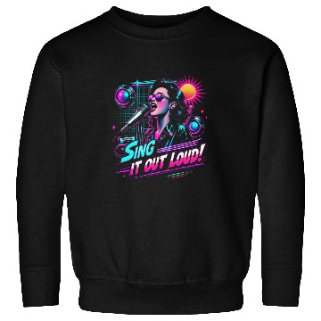 Discover Karaoke Sing It Out Loud Sweatshirts