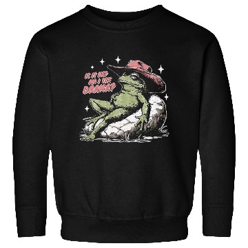 Discover Am I The Drama Whimsical Lizard frog Sweatshirts