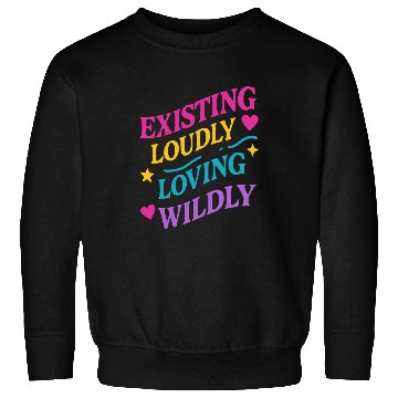 Discover Queer Pride Queer Joy LGBTQ+ Affirmation Trans Sweatshirts