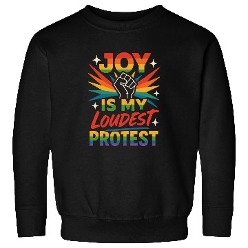 Discover Queer Pride Queer Joy LGBTQ+ Affirmation Trans Sweatshirts