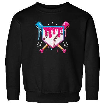 Discover Colorful Baseball Bat Shield Design Sweatshirts
