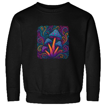 Discover Psychedelic Mushroom Dream Sweatshirts