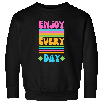 Discover Colorful Retro Happiness Design Sweatshirts