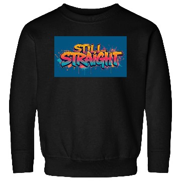 Discover Still Straight Yellow Teal Gradient Sweatshirts