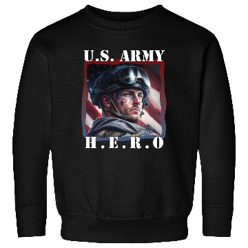 Discover US Army Hero American Soldier Patriotic Apparel Sweatshirts