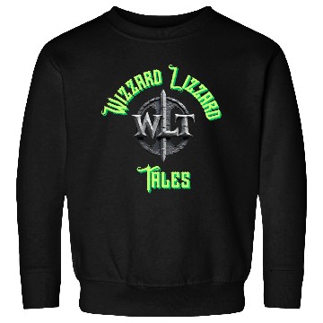 Discover Wizard Emblem with Sword and Magic Circle Sweatshirts