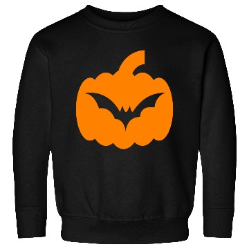 Discover Halloween Bat and Pumpkin Design Sweatshirts