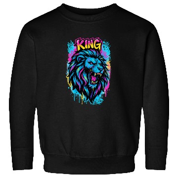 Discover Street Art Lion Sweatshirts