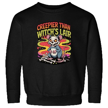 Discover Creepy Mouse with Wicked Eyes Design Sweatshirts