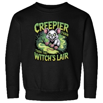 Discover Creeper Mouse in Witch's Lair Design Sweatshirts