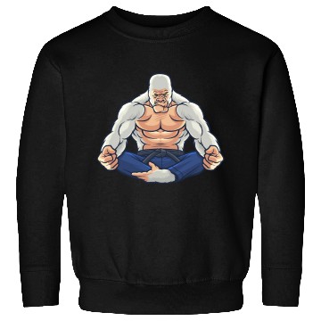 Discover Armored Gorilla Meditation - Yoga Sweatshirts